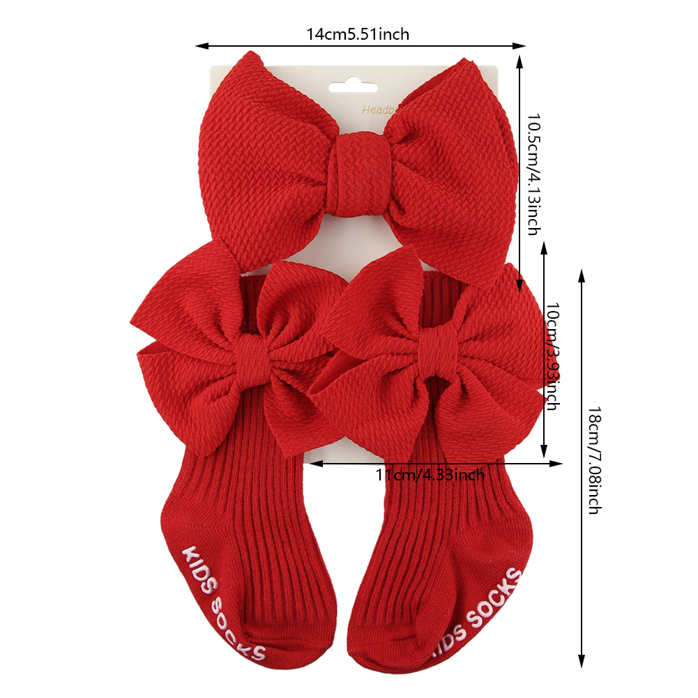 2Pcs/Set Big Bullet Bows Ealst - đánh giá và giá Unisex Baby Socks Non Slip