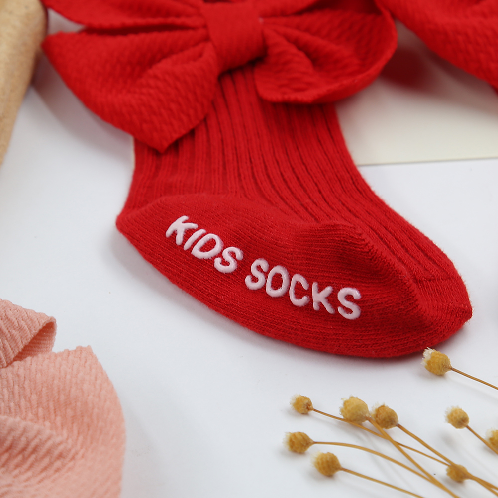 2Pcs/Set Big Bullet Bows Ealst - đánh giá và giá Unisex Baby Socks Non Slip