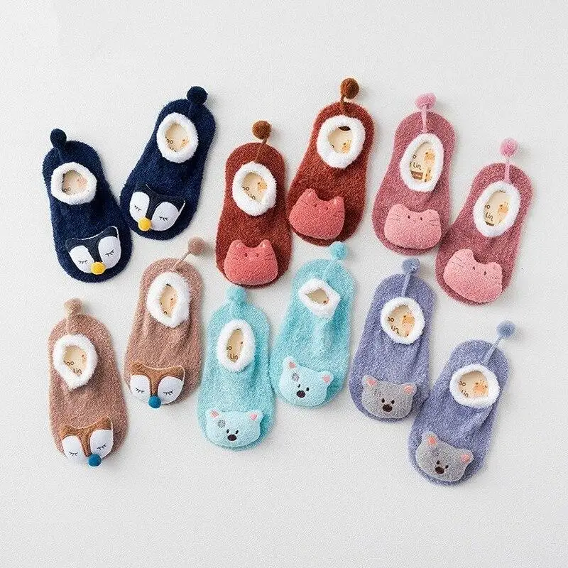 Baby Socks Winter Thick Warm N - đánh giá và giá Unisex Baby Socks Non Slip