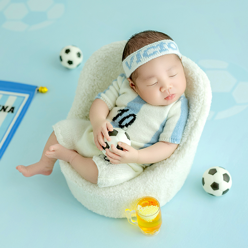Football Baby Theme Newborn Ph - đánh giá và giá Infant Photography Props Outfit