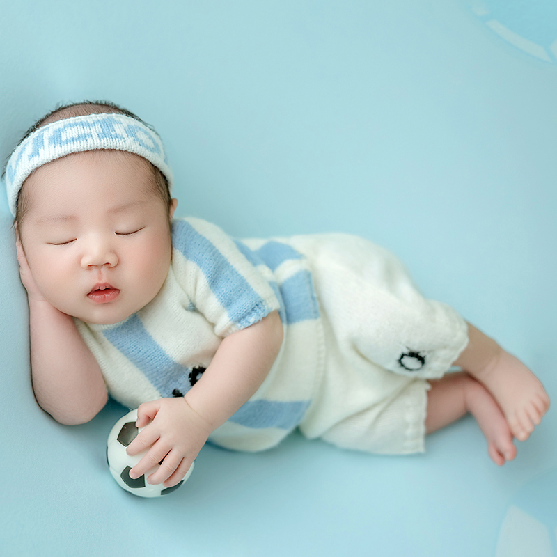 Football Baby Theme Newborn Ph - đánh giá và giá Infant Photography Props Outfit