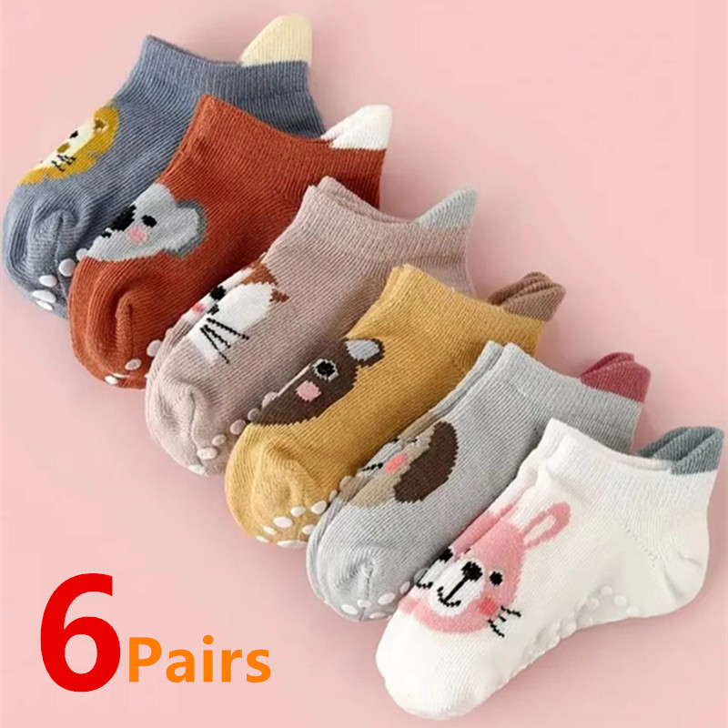 6Pairs/Lot Newborn Baby Socks  - đánh giá và giá Unisex Baby Socks Non Slip